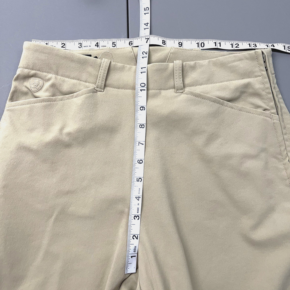 Ariat Breeches Women's 28R Beige Pro Series Equestrian Tan Riding Pants Grip - Picture 7 of 11
